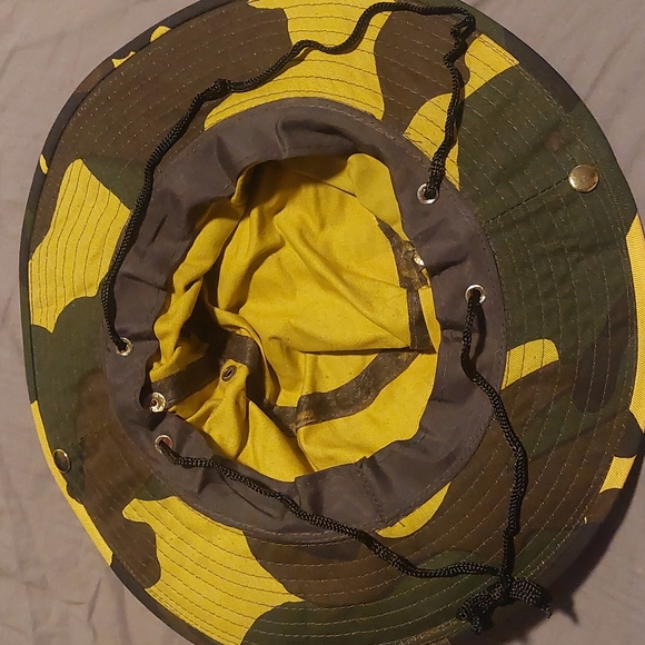 Unisex Woodland Fishing Hiking Travel Military Sun-proof Camo Boonie Hat Cap NEW - Picture 5 of 8